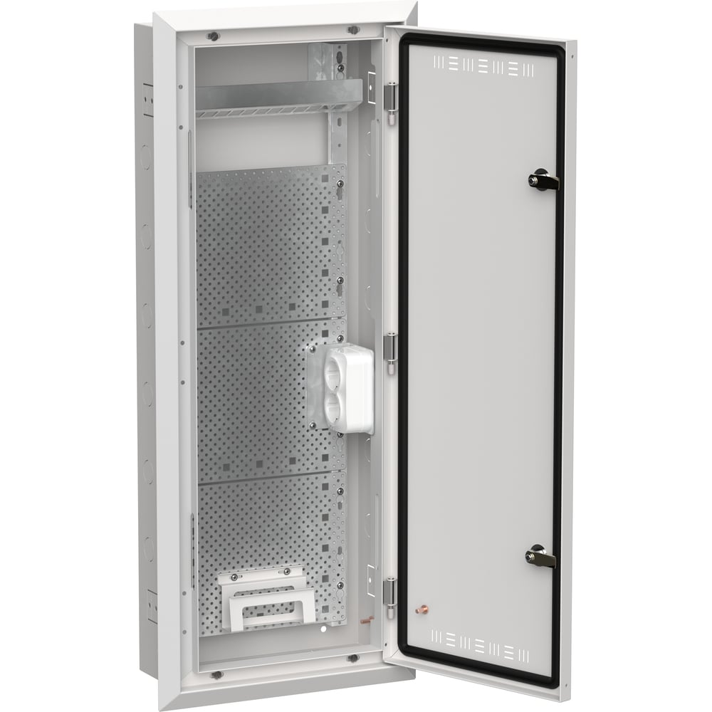 Изображение товара Корпус монтажный IEK TITAN 5 ЩРв-60 белый стальной встраиваемый