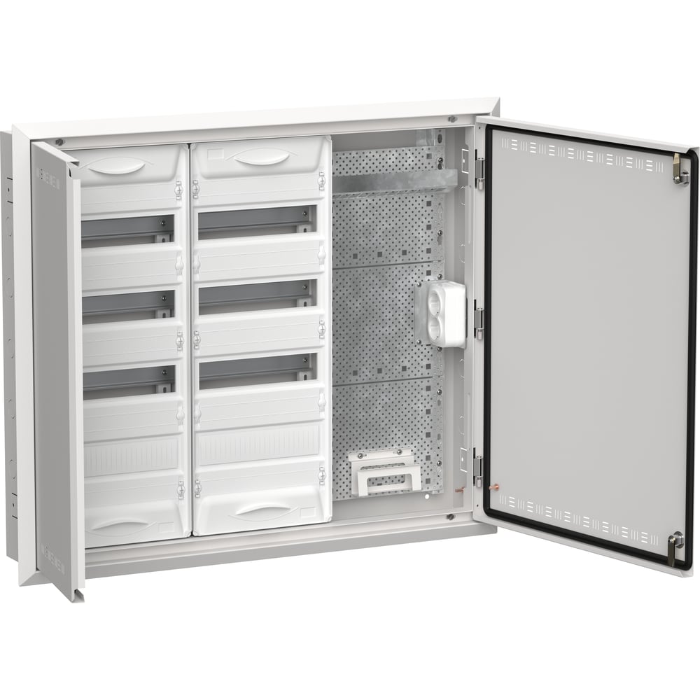 Изображение товара Корпус комбинированный IEK TITAN 5 ЩРв-96 (3x48) белый IP30 встроенный