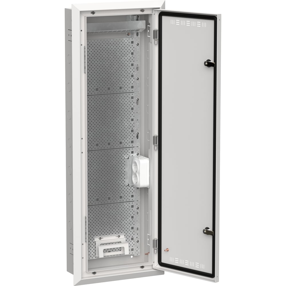 Изображение товара Корпус мультимедиа IEK TITAN 5 ЩРв 72 для встраиваемого монтажа белый