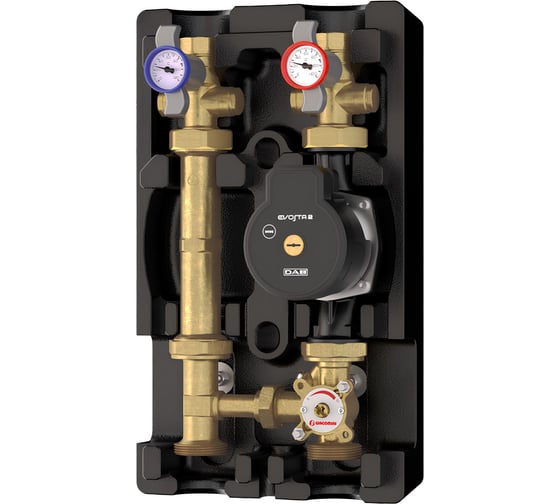 Изображение товара Смесительная насосная группа быстрого монтажа Giacomini без смесительного клапана, 1 - с R297 смес. клап R586RY103 215-3994