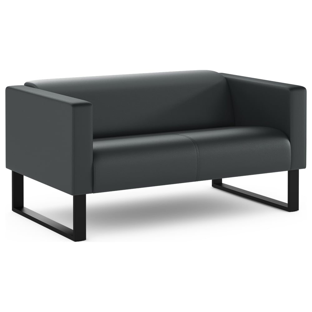 Изображение товара Офисный диван MOON 153 0153223159 прямой классический черный