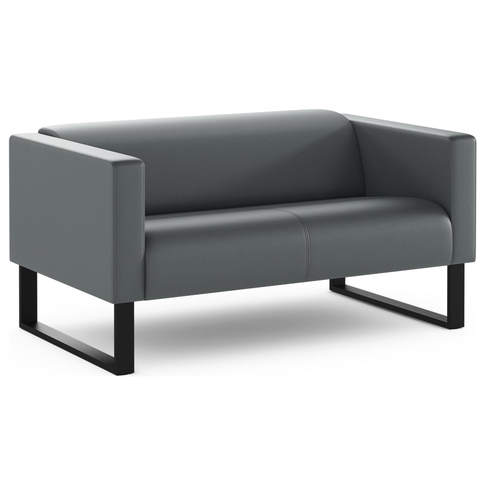 Изображение товара Офисный диван прямой MOON 153 0153223158 из металла и экокожи