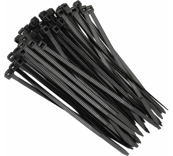 Изображение товара Нейлоновая стяжка AVG 2.5x150 черная 2,5*150