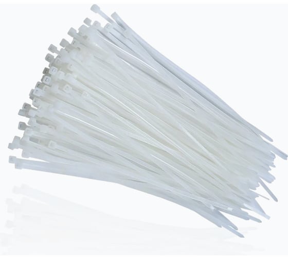 Изображение товара Нейлоновая стяжка AVG 2.5x150 белая 2,5х150