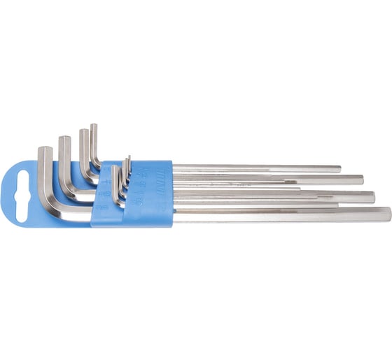 Изображение товара Набор шестигранных ключей Unior удлиненных, 9 предметов, 1/16-3/8 дюйм 3838909170824