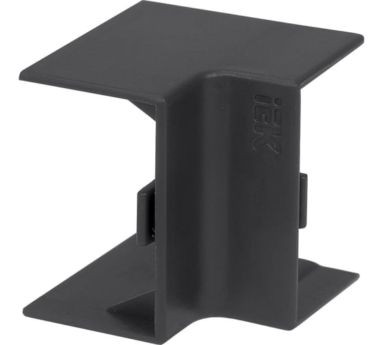 Изображение товара Угол внутренний IEK ELECOR КМВ 40x25 черный 4 шт в упаковке EL-KK10D-V-040-025-K02