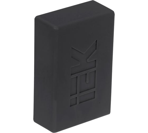Изображение товара Заглушка IEK ELECOR КМЗ 25x16 черный 4 шт в упаковке EL-KK10D-Z-025-016-K02