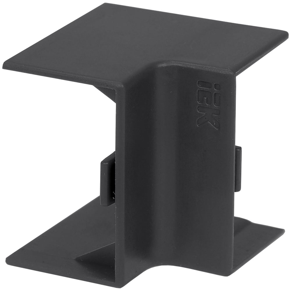 Изображение товара Угол внутренний IEK ELECOR КМВ 25x16 черный 4 шт в упаковке EL-KK10D-V-025-016-K02