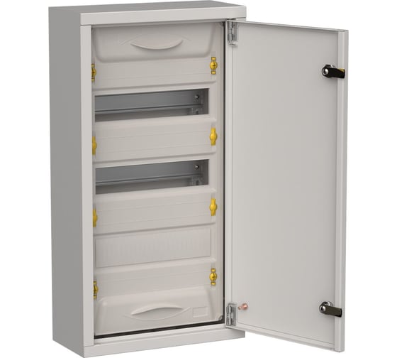 Изображение товара Корпус металлический IEK TITAN 5 ЩРн-36 (1x36) 585x310x140 IP31 серый TI5-50-N-036-31-7035