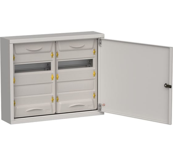 Изображение товара Корпус металлический IEK TITAN 5 ЩРн-48 (2x24) 460x570x140 IP31 серый TI5-50-N-2X024-31-7035