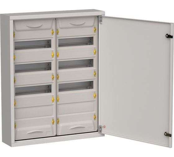 Изображение товара Корпус металлический IEK TITAN 5 ЩРн-96 (2x48) 710x570x140 IP31 серый TI5-50-N-2X048-31-7035