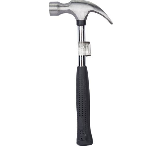 Изображение товара Молоток-гвоздодер VOREL с металлической обрезиненной рукояткой 0,6кг 32625