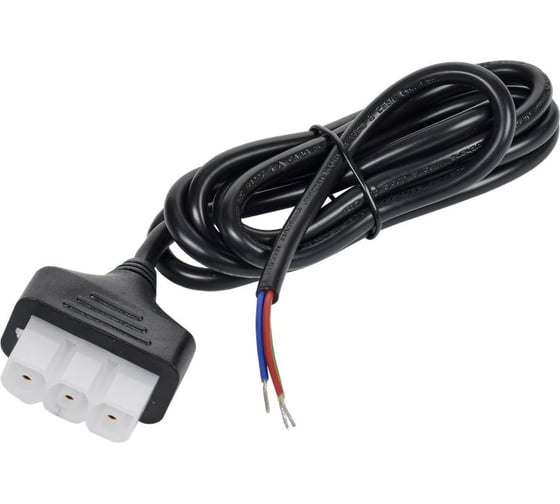 Изображение товара Кабель питания для линейного LED светильника 1010 IEK 1.5 м, черный LT-LDCKD-KP-D15-1010-K02