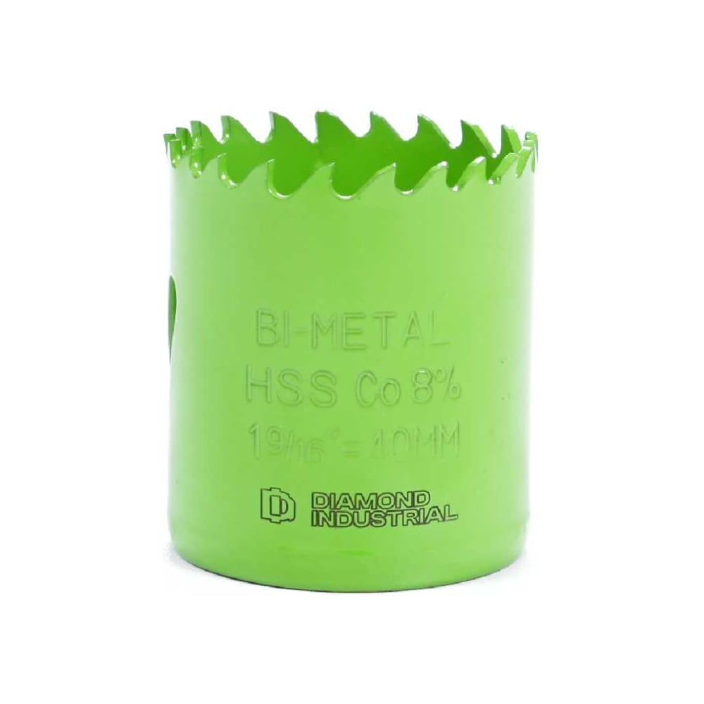 Изображение товара Коронка биметаллическая профессиональная 40 мм BIM HSS-Co 8 Diamond Industrial DIDBIMCO840