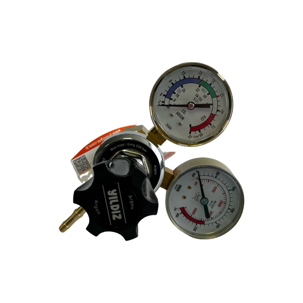 Изображение товара Редуктор аргоновый YILDIZ 0-21 л/м GAZ 5740-RU