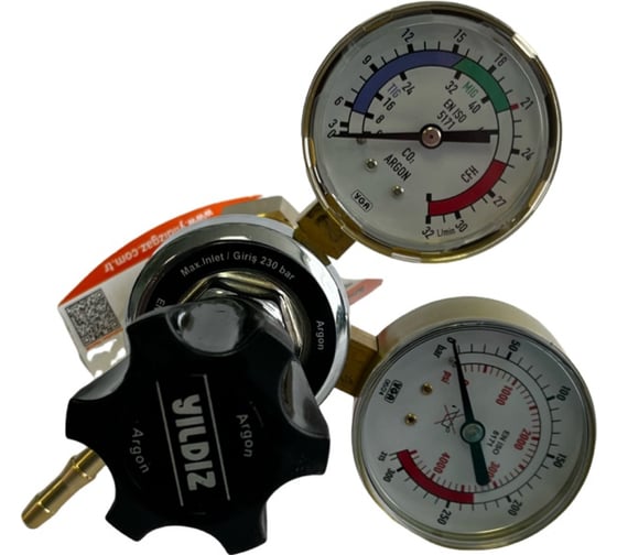 Изображение товара Редуктор аргоновый YILDIZ 0-21 л/м GAZ 5740-RU