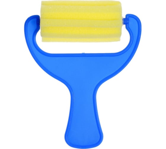 Изображение товара Валик для краски Calligrata фигурный, поролон, 70мм, горизонтальные полоски, в пакете 5486624