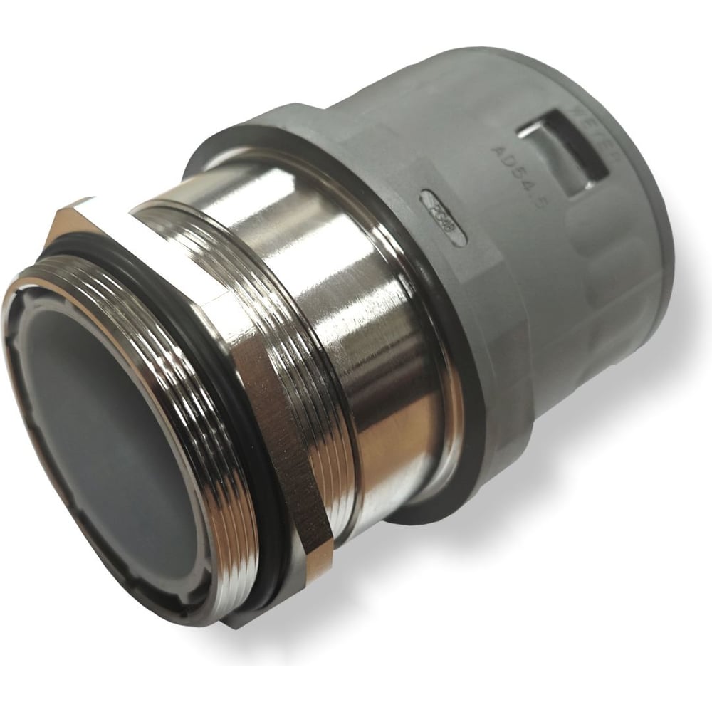 Муфта для гофрированных труб - коннектор прямой Weyer WQGMZ-P48G/AD54.5 нар. PG48 WE0604700