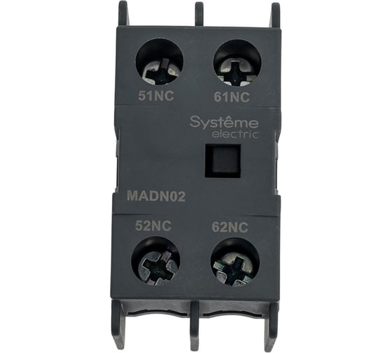 Изображение товара Дополнительный контакт Systeme Electric БЛОК MC1D 2НЗ фронтальный монтаж MADN02