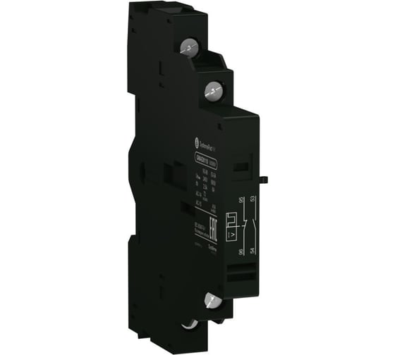 Изображение товара Контакт сигнала аварийного отключения Systeme Electric  НО + дополнительный контакт НО GM2/GM3 (GVAD1010) GMAD1010