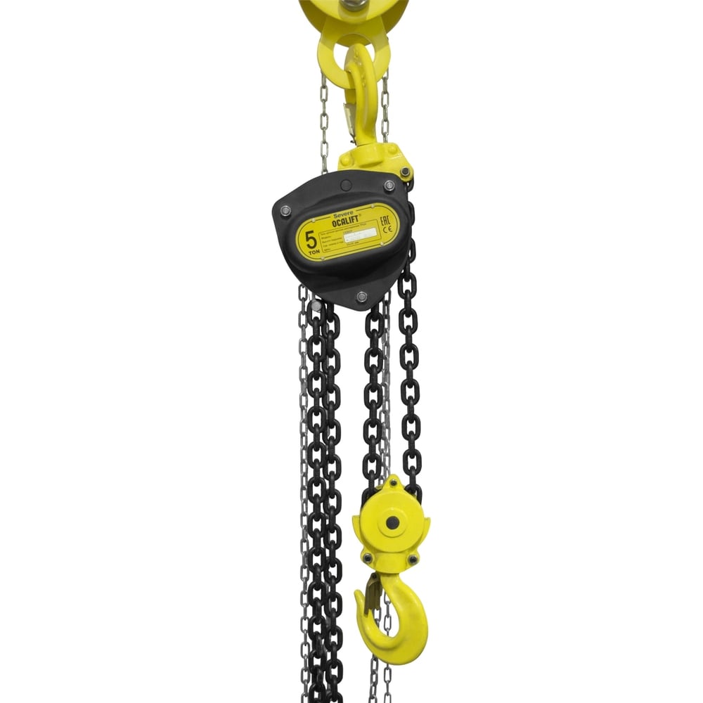 Изображение товара OCALIFT SEVERE 5т 3м таль ручная цепная с цепью SV50003