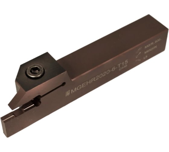 Изображение товара Резец для отрезания, продольного и поперечного точения 20х20х125 MGEHR2020-6-T15 Русский Инструмент ri.452.24