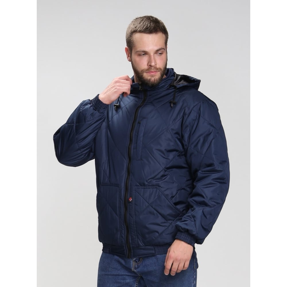 Изображение товара Демисезонная куртка Факел Бомбер-Люкс темно-синий 68-70 см