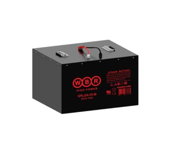 Изображение товара Аккумуляторная батарея литиевая WBR (LiFePO4) GPLi24-72-M 24 В 72 Ач УТ-00002402