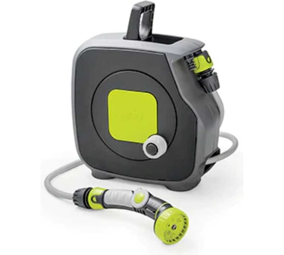 Изображение товара Катушка для шланга GF 80285628 AQUABAG STYLE механическая в комплекте со шлангом 9 мм 11,5 м Б0059714