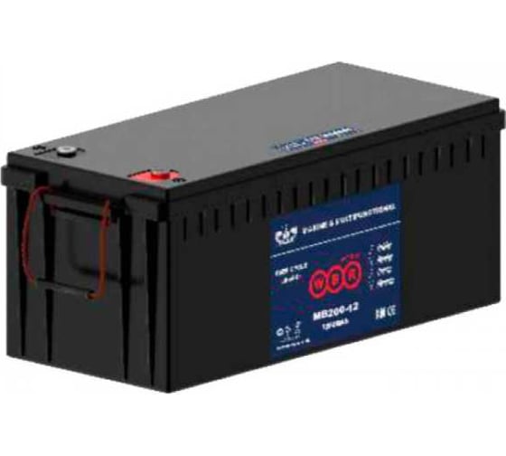 Изображение товара Тяговый аккумулятор для лодочного электромотора WBR MBG200-12 12В 200 Ач УТ-00002473