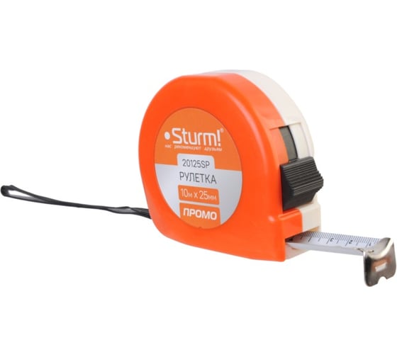 Изображение товара Рулетка Sturm 10x25мм, пластиковый корпус 20125SP