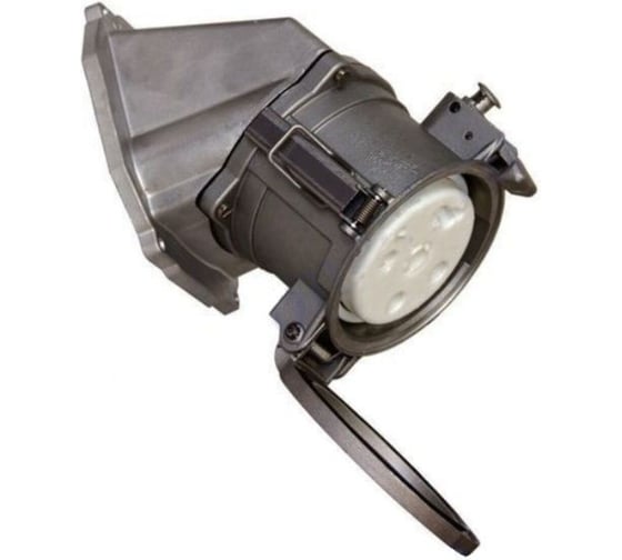 Изображение товара Розетка встраиваемая (панельная) угловая Proconect 200-250А, 3P+N+E, 380-440В, металл AS7G, макс. сеч. 95/120 мм.кв., IP66 3PS2D3NE01 + 3PS2-LB