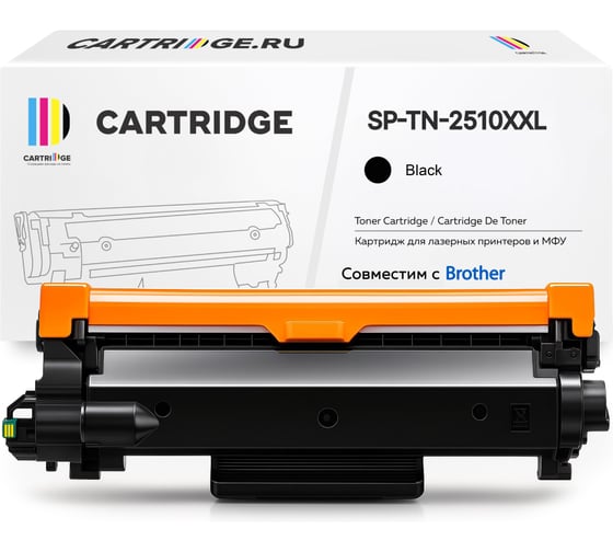Изображение товара Картридж Solution Print SP TN-2510XXL для Brother черный с чипом 353592