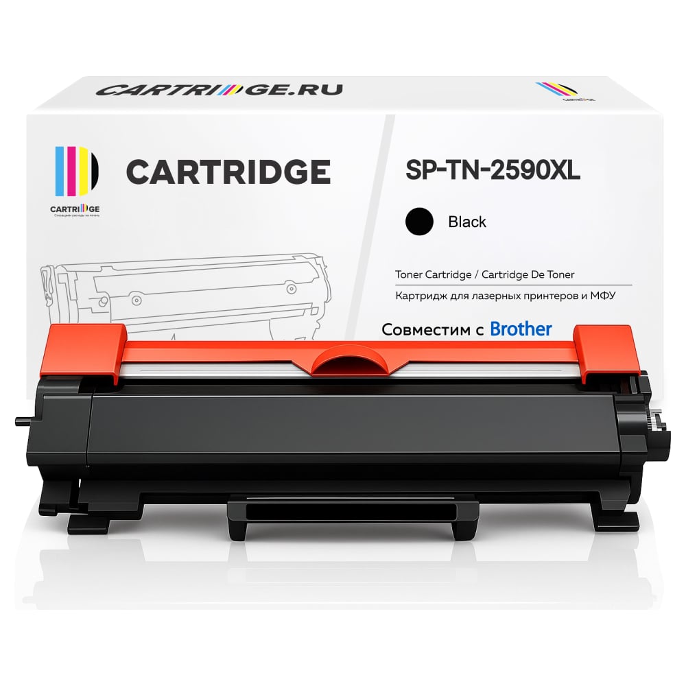 Изображение товара Картридж Solution Print SP TN-2590XL для Brother черный с чипом