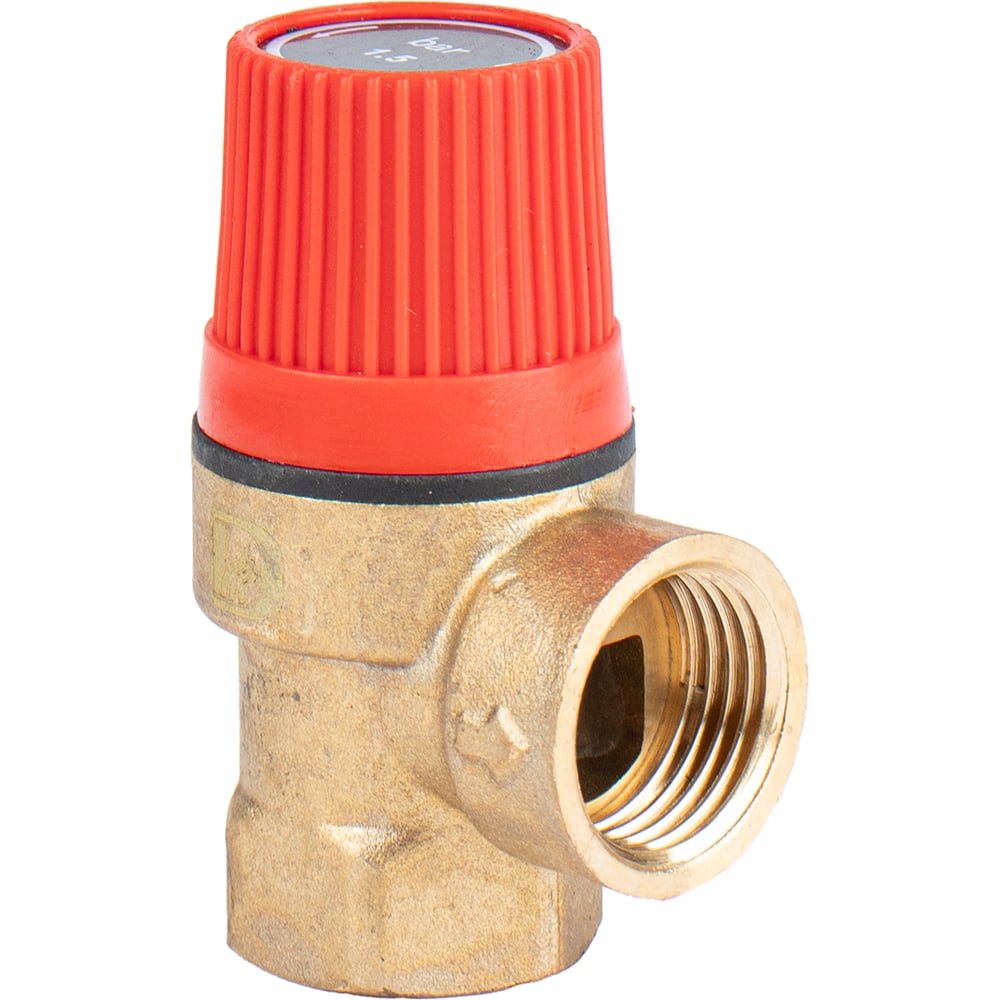 Изображение товара Клапан предохранительный Damento Clima 1/2 В-В 1.5 бар из латуни для системы воды