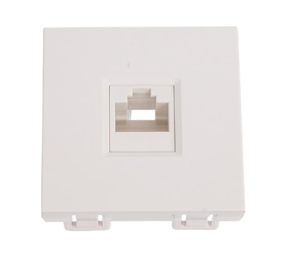 Изображение товара Розетка информационная Systeme Electric "В45" С/У КАТ.5Е для кабель-канала БЕЛЫЙ RIN-144K5E-B