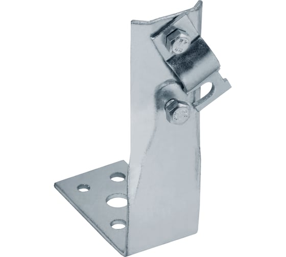 Изображение товара Держатель проводника круглого IEK 6-10мм, винтовой угловой, h=80мм, оцинкованная сталь, HDZ ZDP87-14-1-16-80