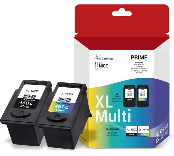 Изображение товара Комплект картриджей Solution Print Canon PG-460XL/CL-461XL OEM.ref 354391