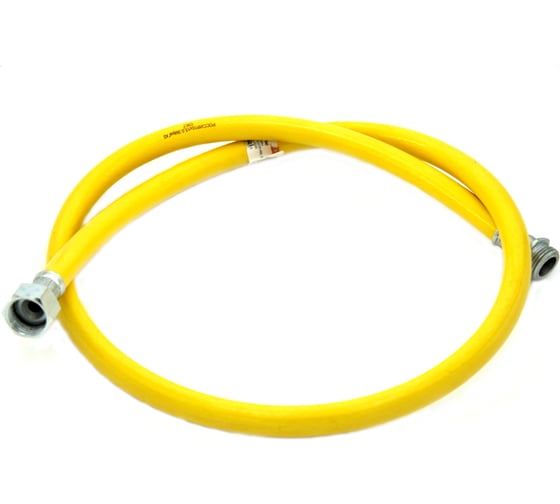 Изображение товара Газовая ПВХ подводка Сибирячка Ду 15 г/ш 1500мм, желтая PV15GSH-15YS