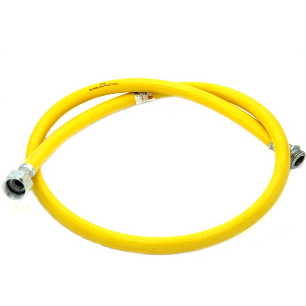 Изображение товара Газовая ПВХ подводка Сибирячка Ду 15 г ш 3500мм желтая