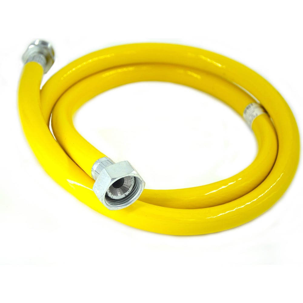 Изображение товара Газовая ПВХ подводка Сибирячка Ду 15 г/г 3000мм, желтая PV15GG-30YS
