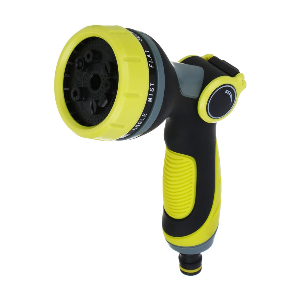 Изображение товара Пистолет садовый для полива Inbloom 10 режимов, регулятор напора, ABS, TPR 161-028