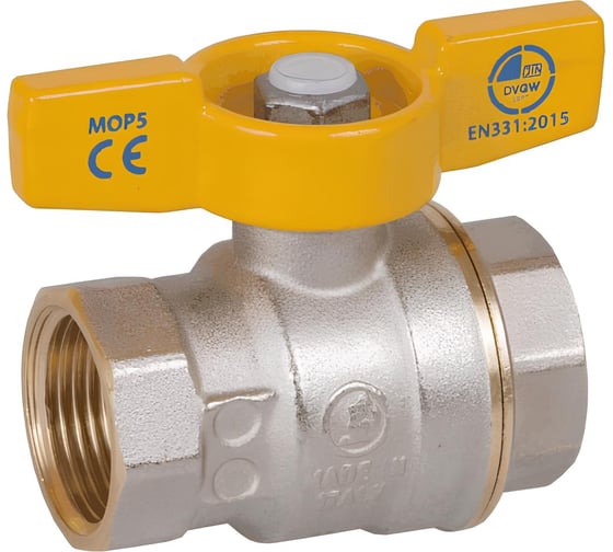 Изображение товара Шаровой кран Giacomini с вн./вн. резьбой 1/2 для газа R731GAX003 107-6042