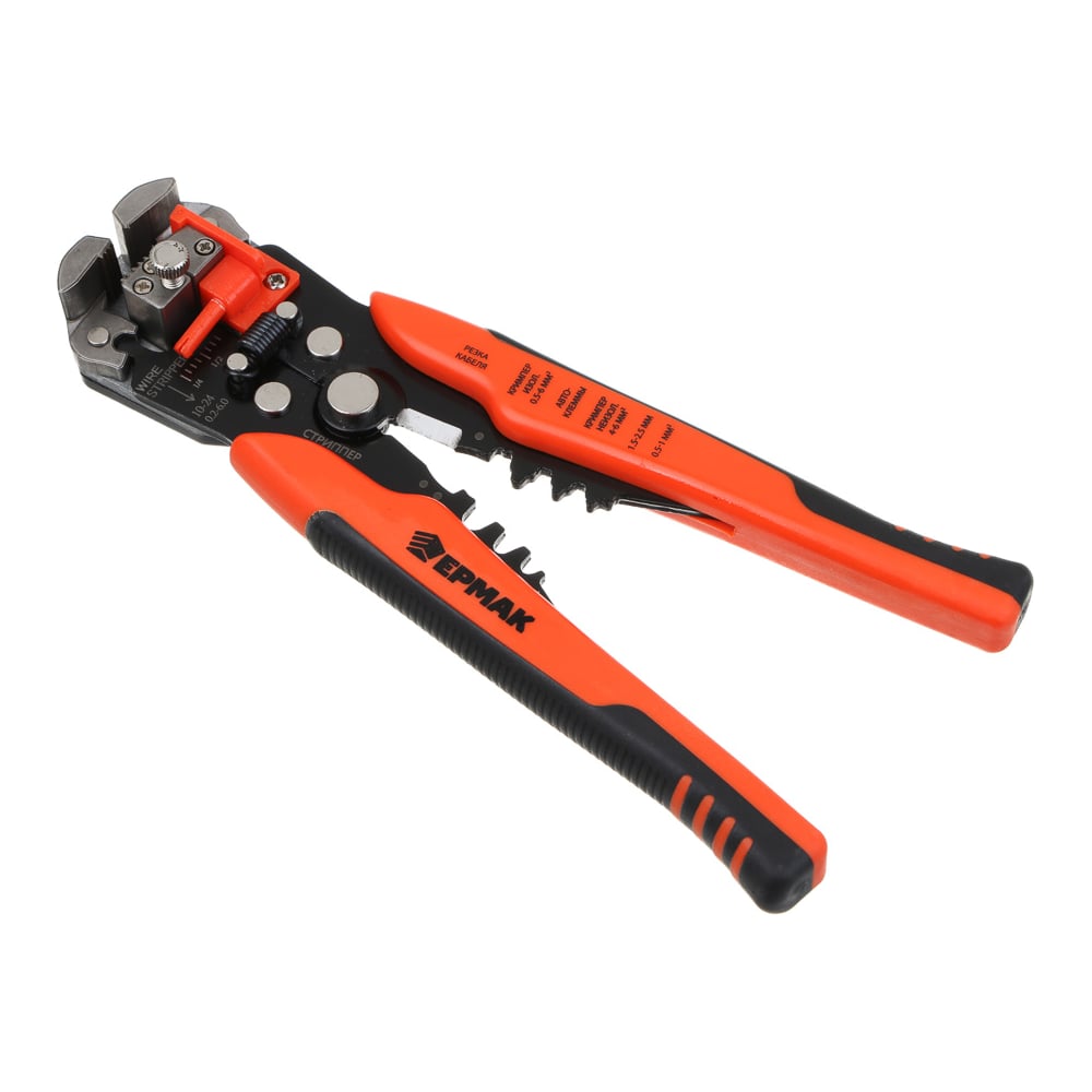 Изображение товара Автоматический стриппер ЕРМАК для проводов мм2 0.2-6.0 439-008