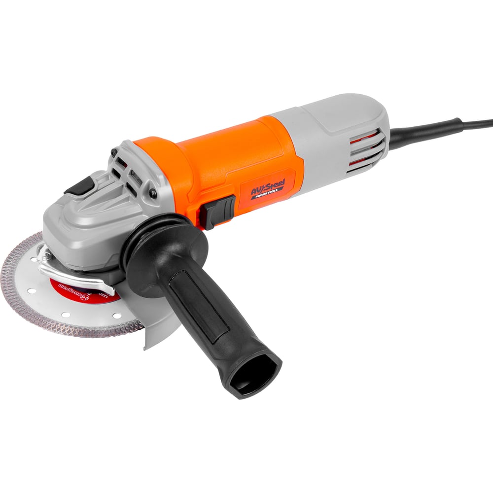 Изображение товара Профессиональная шлифовальная машина угловая AV Steel AV-AG 125/1010 S 11000 об/мин