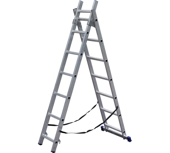 Изображение товара Двухсекционная алюминиевая лестница SMARTY 2х7 SN011-207