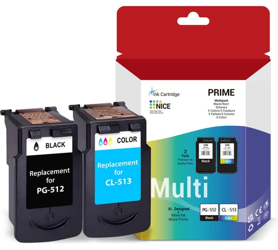 Изображение товара Комплект картриджей Solution Print Canon PG-512/CL-513 OEM.ref 354364