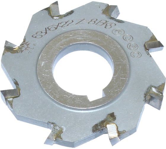 Изображение товара Фреза дисковая TLX 3-х сторонняя 63x6х22, Z=8 ВК8 с разнонаправл.зубьями 75054