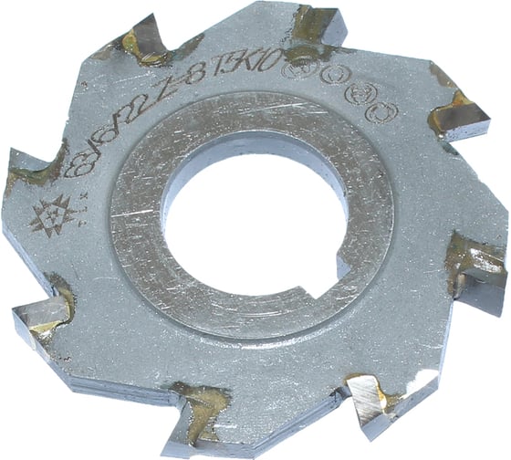 Изображение товара Фреза дисковая TLX 3-х сторонняя 63x6х22, Z=8 Т5К10 с разнонаправл.зубьями 75075