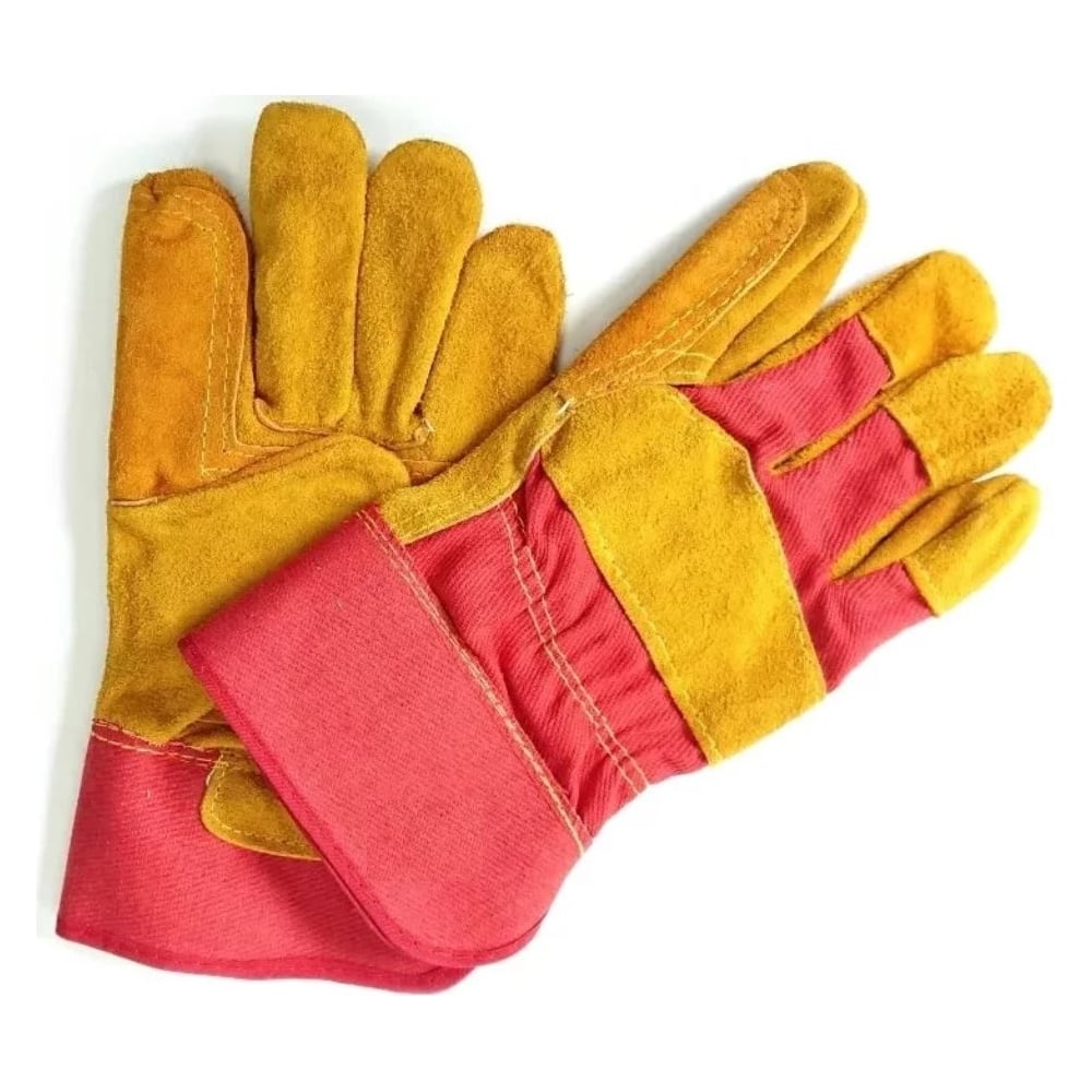 Спилковые комбинированные летние перчатки Terre